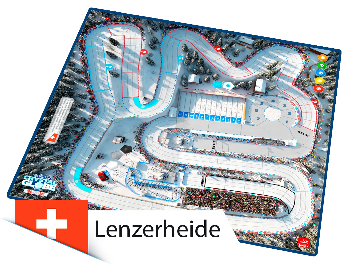 Biathlon CG – Plateau double-pistes Lenzerheide + Multivers Stadium