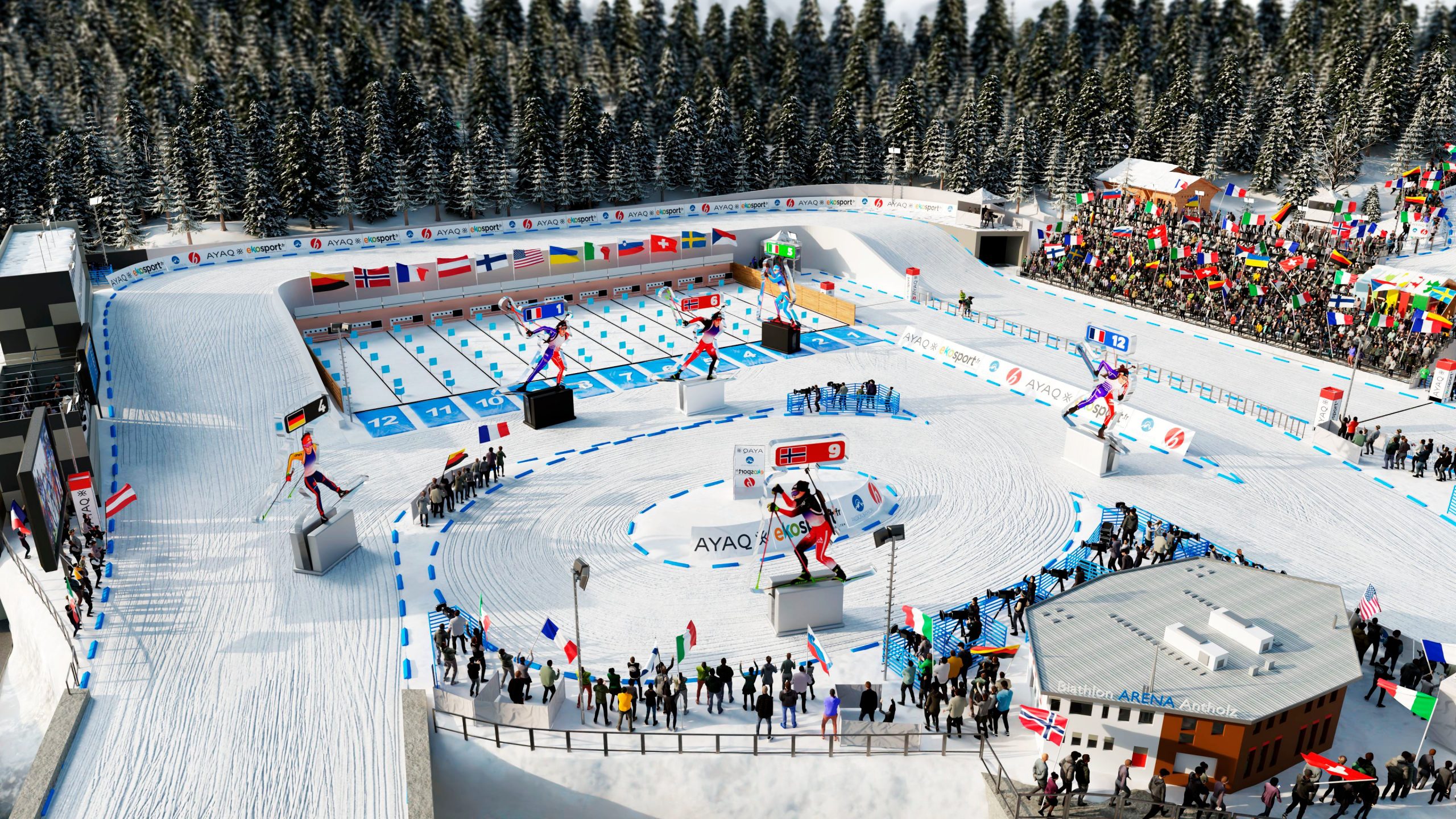 Biathlon CG – Plateau double-pistes Antholz-Anterselva + Multivers Stadium – Image 2