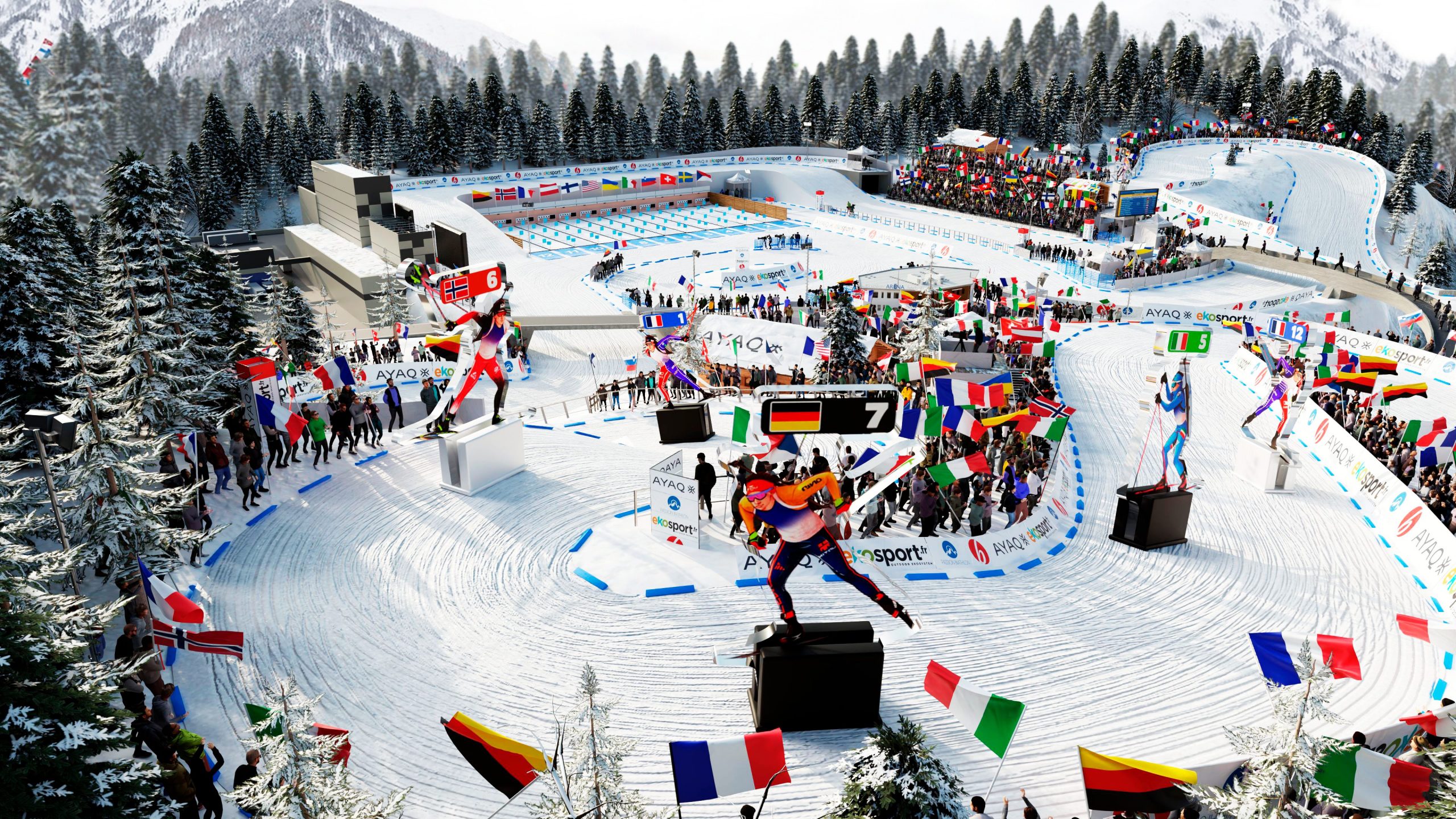 Biathlon CG – Plateau double-pistes Antholz-Anterselva + Multivers Stadium – Image 3