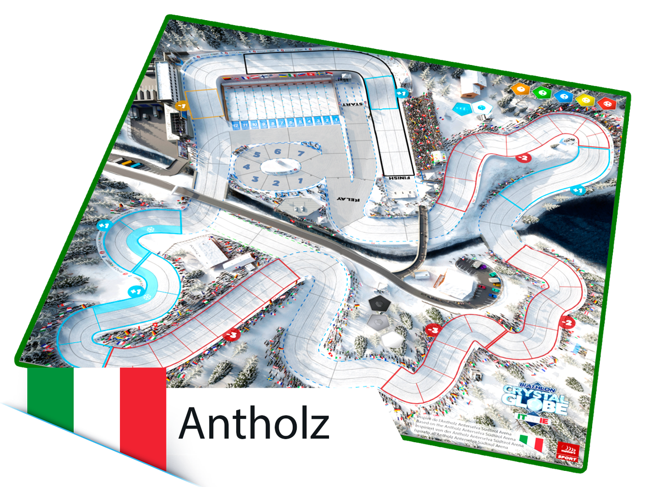 Biathlon CG – Plateau double-pistes Antholz-Anterselva + Multivers Stadium